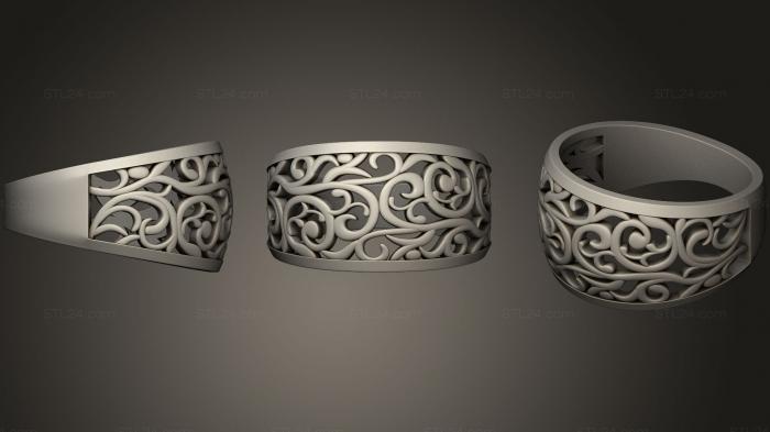 Jewelry rings (Ring 65, JVLRP_0547) 3D models for cnc